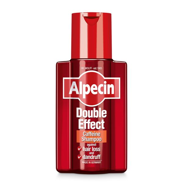 Alpecin Double Effect Caffeine Shampoo, 200ml Fights Dandruff &amp; Hair Loss