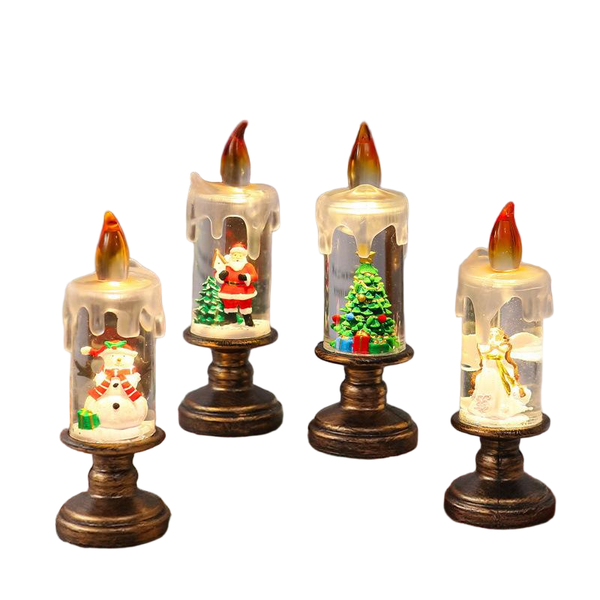 Christmas Decorative Candle Lights 4-pack