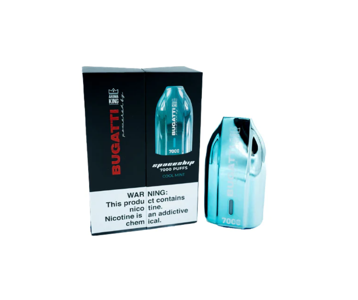 Bugatti Spaceship Disposable Vape 7000 Puff 15ml 5% - Cool Mint
