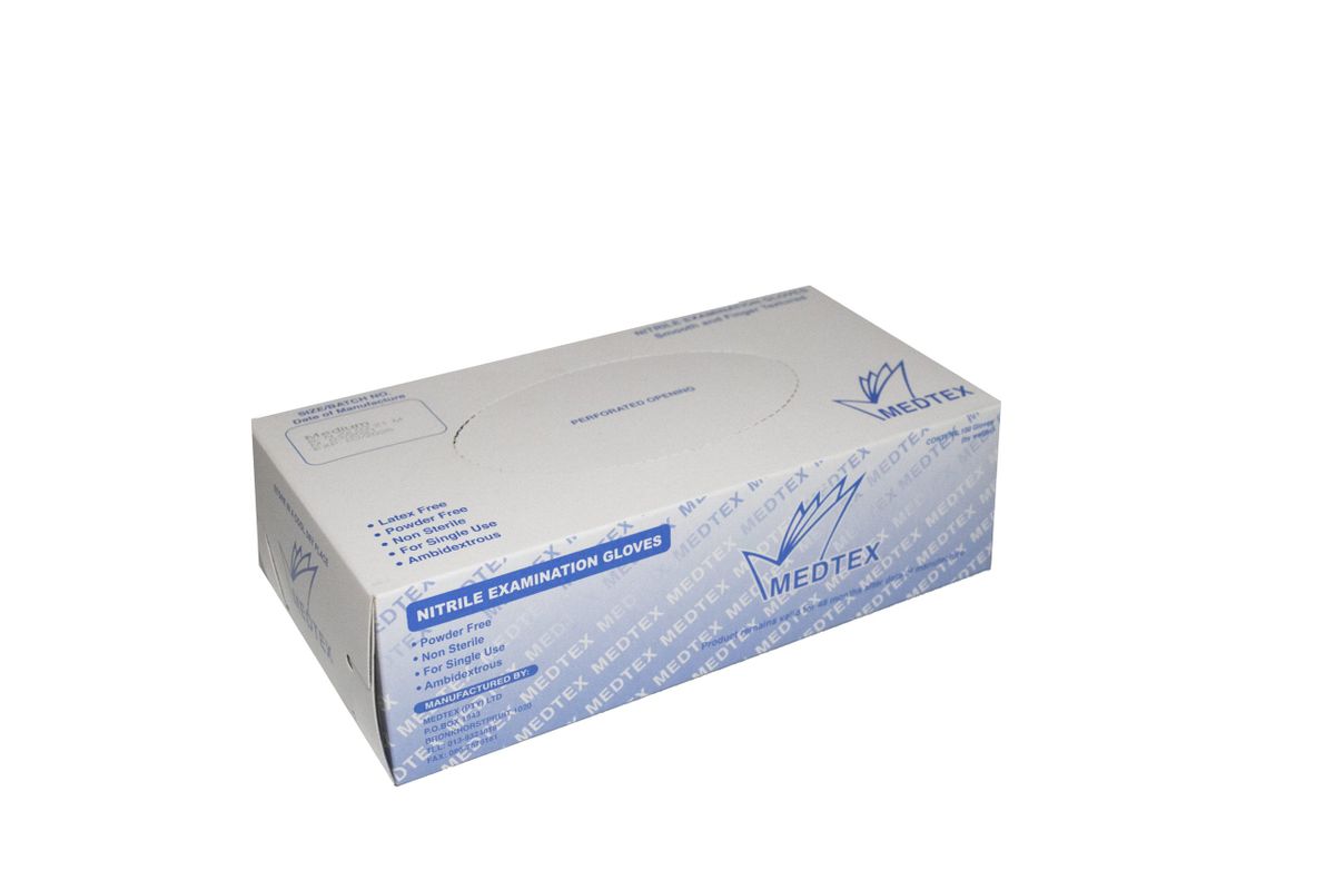 Medtex Nitrile Examination Gloves -Small | Shop Today. Get it Tomorrow ...