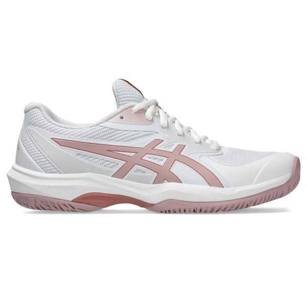 ASICS Women's Game FF Tennis Shoes - White/Morganite