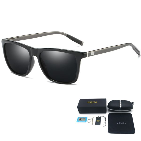 Jolita A387 Men Polarized Sunglasses - Aluminum-Magnesium Frame