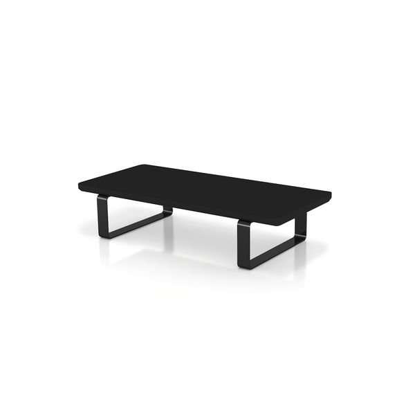 Table Shelf – Ergonomic Single Monitor Riser or Laptop Stand (Matt Black)