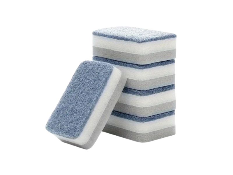 Multifunctional Cleaning Sponge - Grey - 5 p/pack