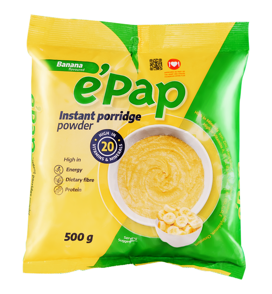 e'Pap Instant Porridge | Nutritious Instant Porridge | Banana | 4 Pack