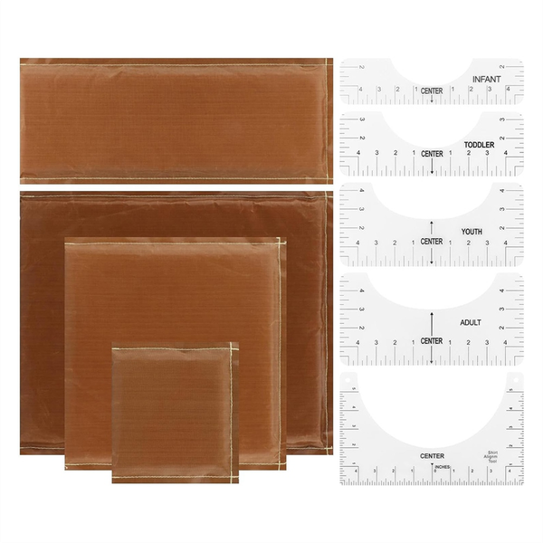 Heat Press Pillows 9 Pcs in 1 Set Guide for Vinyl DIY
