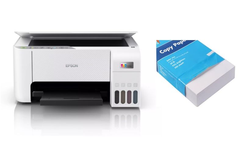 Epson EcoTank L3256 Multifunction Colour Inkjet Printer + Ream of Paper