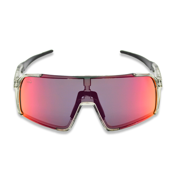 Wombat Skylark Mirrored Polarised Sunglasses WBS057R - Red