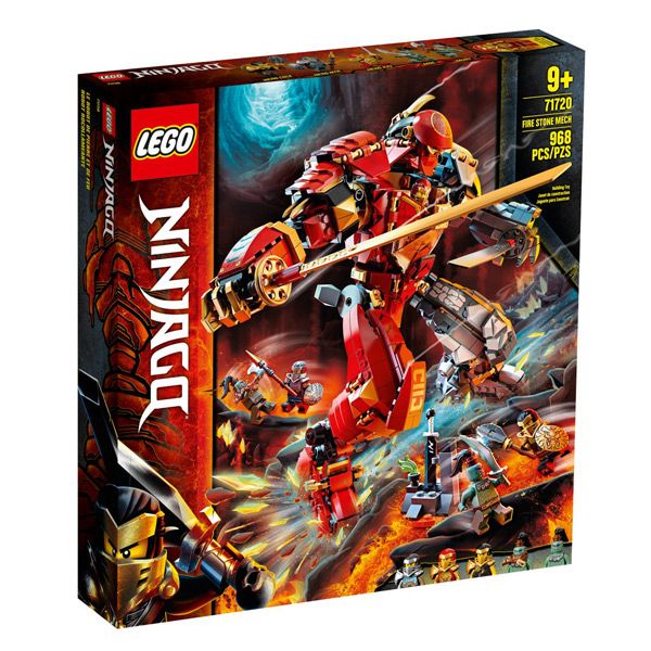 LEGO NINJAGO Fire Stone Mech 71720 - 9+ Years 968 Pieces