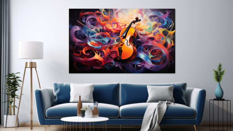 Canvas Wall Art - Melodic Crescendo Symphony - JT0209