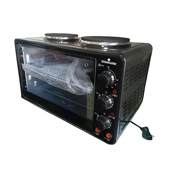 Digimark Black Electric Oven and Hob Set