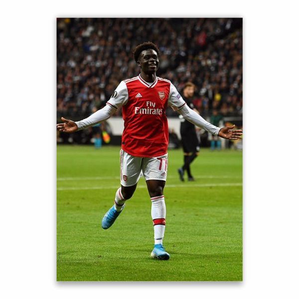 Bukayo Saka Celebrates Poster - A1