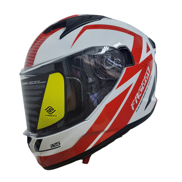 Faseed FS-825 Red/ Black/ White Helmet
