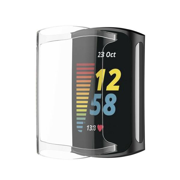 TPU Protective Case Compatible with Fitbit charge 5 -Clear