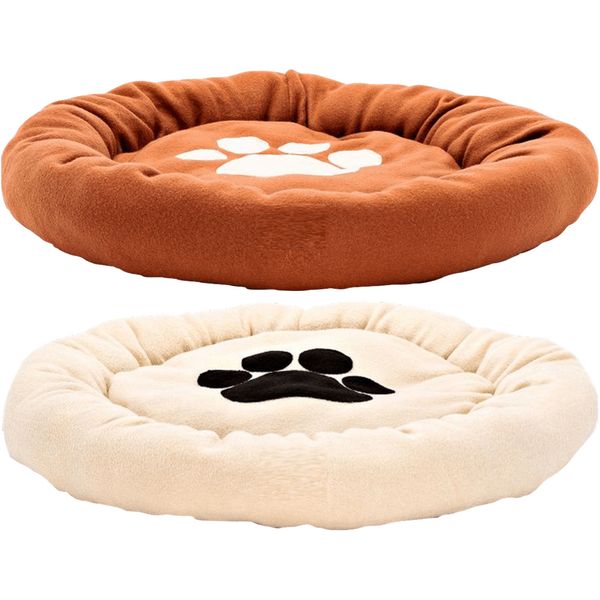 Pet Round Bed Fleece Set Of 2