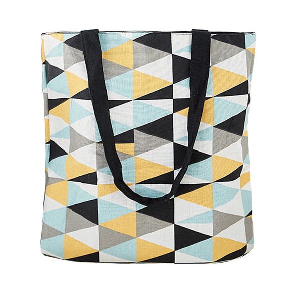 Versatile &amp; Stylish Mustard &amp; Black Shopper Bag, Handbag, Beach Bag