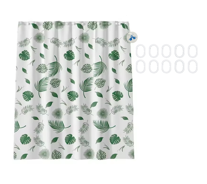 Alanes Waterproof Shower Curtain Modern Bathroom Curtain with Hooks