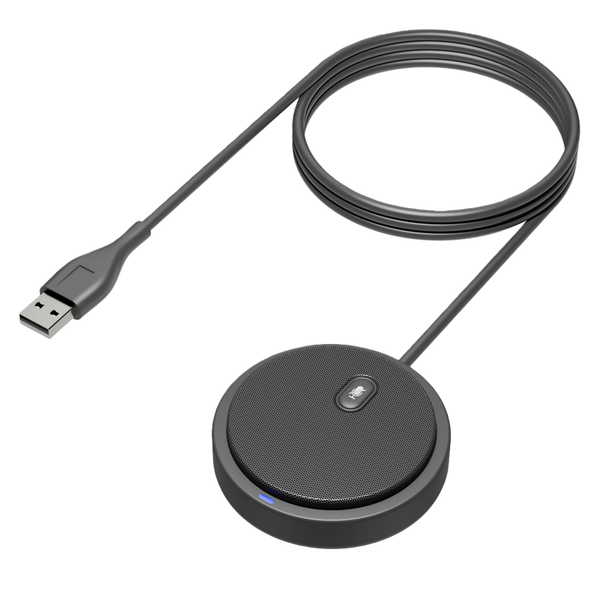 Omnidirectional USB Conference Microphone with Mute Key for Meeting &amp;Gaming