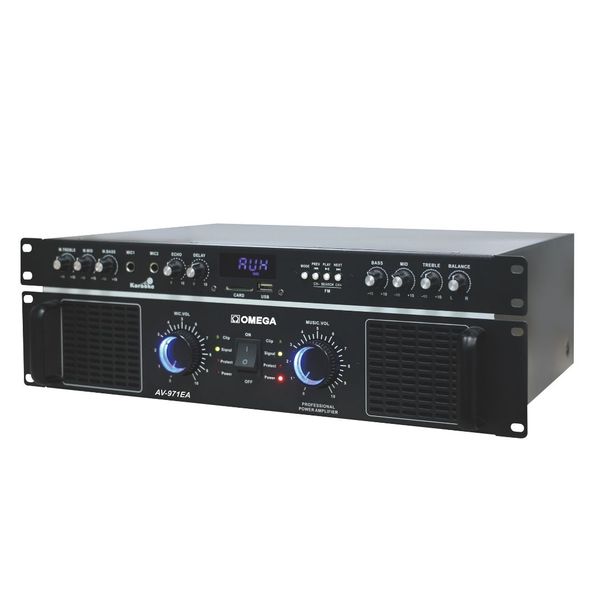 Omega Power Amplifier Professional Bluetooth/USB/SD Card AV-971EA