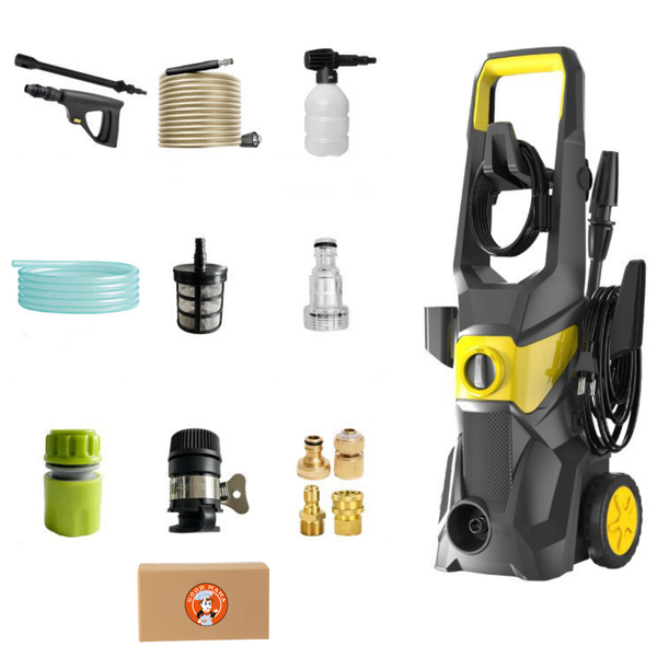 GoodMama High Pressure Washer with Wheels Car Cleaning Tool