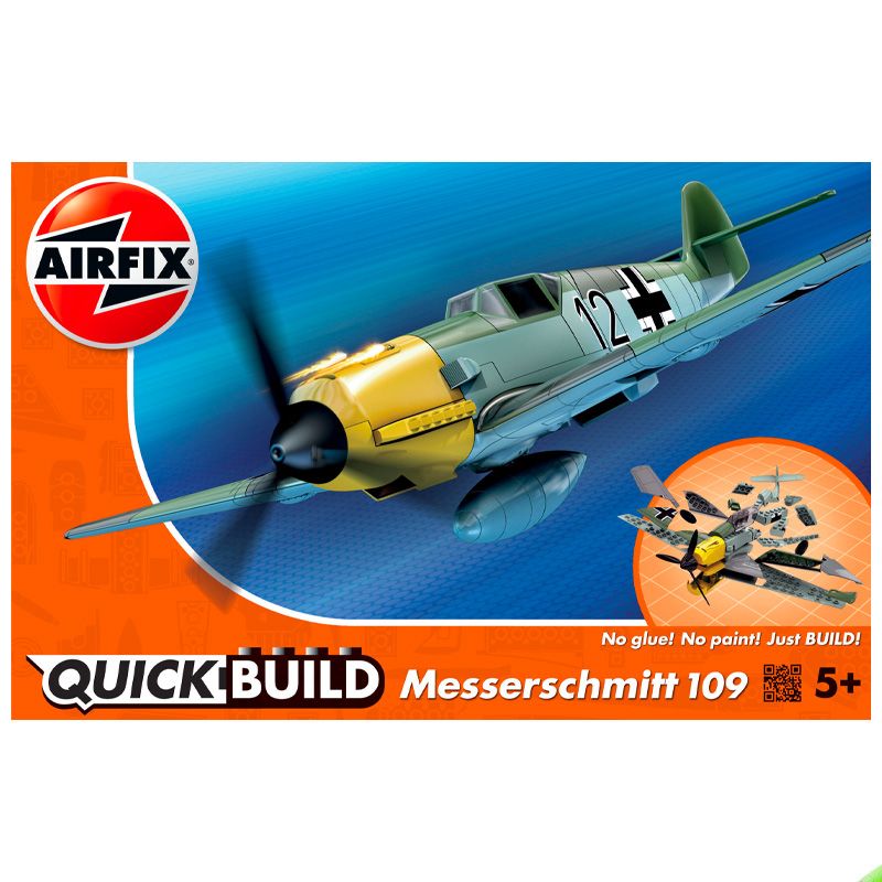 AirFix Quick Build Brick-Based Model Kit Messerschmitt BF109 | Buy ...