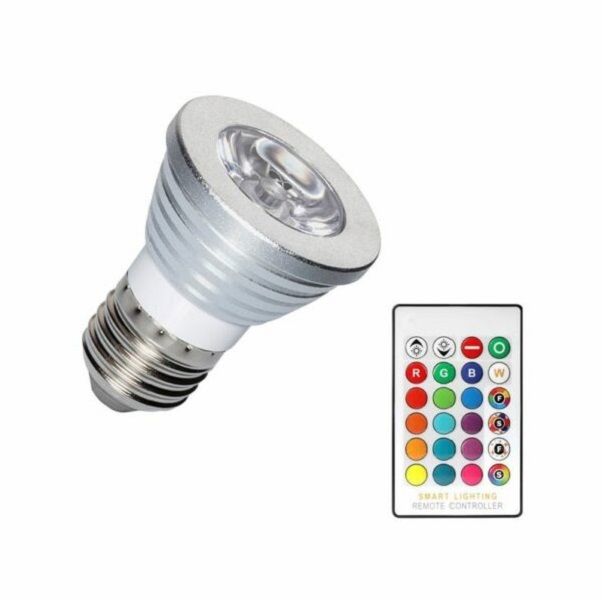 5W Color Changing Remote Control Downlight for Room Hotel Decor E27
