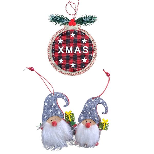 Christmas Hanging Pendant Ornament with Welcome Christmas Sign -S16