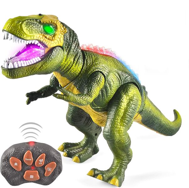 Robot Remote Control Dinosaur Toy Big T rex with LED Light