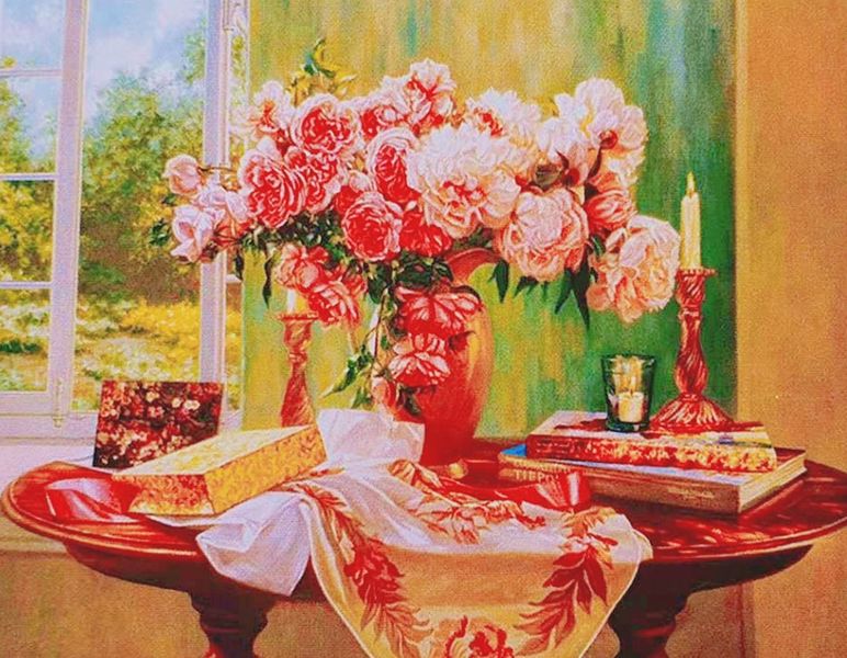 Favourable Impression Rhinestone Canvas 5D DIY Diamond Painting Kits FA22