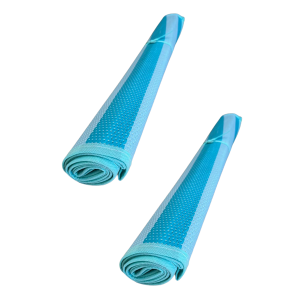Woven Beach, Pool &amp; Camping Mat (74 x 174cm) Set of 2