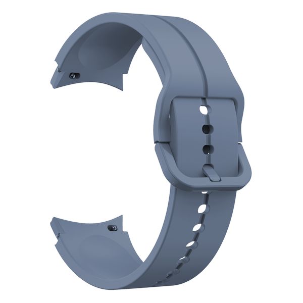 Silicone Split Strap Compatible With Samsung Galaxy Watch 4/5/6/7 - Slate