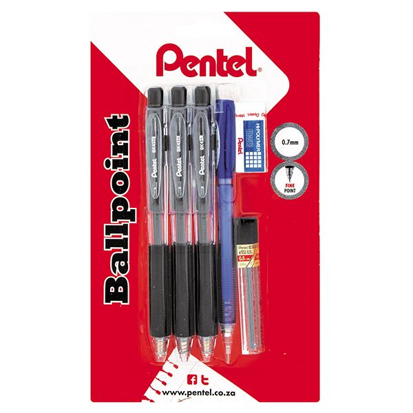 Ballpoint Pen Retractable mm Starter Pack