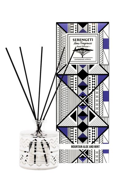 Serengeti Home Fragrances Mountain Aloe and Mint Reed Diffuser 200ml