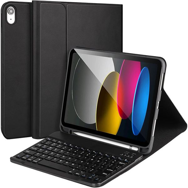 Bluetooth Keyboard Case Compatible with iPad A16 11th 2025 11"/10th 10.9