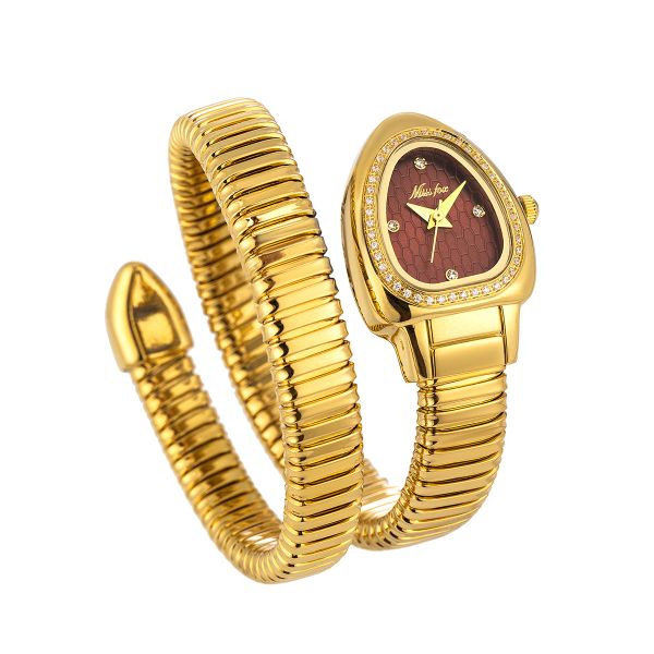 ZELTRYN Snake shaped winding women's watch