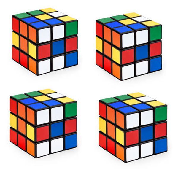 4 x Budget Magic Puzzle Cube 3x3