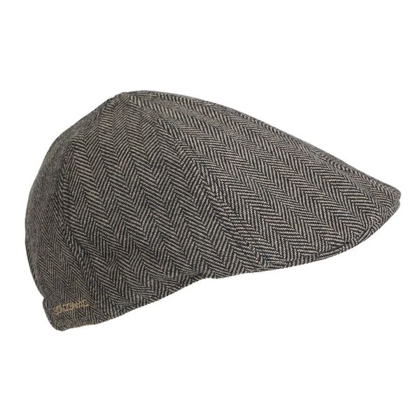 Solognac Tweed Flat Cap - Brown