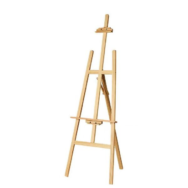 Wooden Easel Stand Studio 1.5m A Frame Foldable Adjustable for Painting