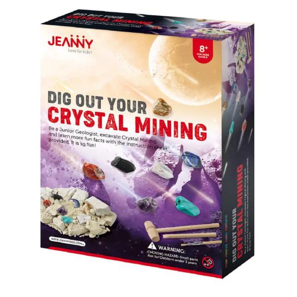 Dig Out Your Crystal Mining Discover Set For Kids Jeanny