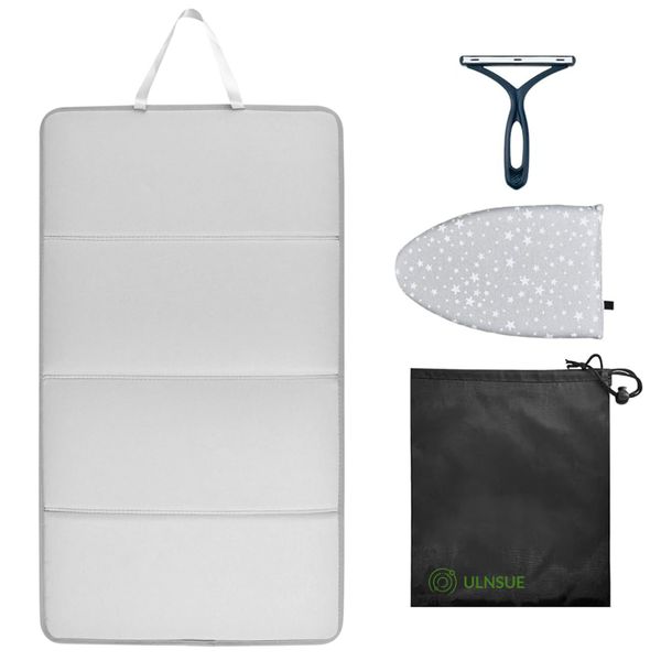 ULNSUE 4Folding Steamer Board for Clothes Garment Steamer Pad Ironing Board