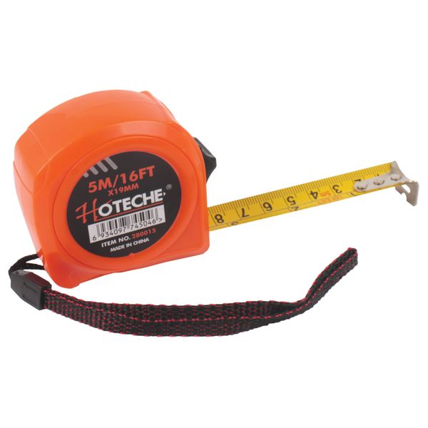 Hoteche Measuring Tape - 5 Metres x 19mm