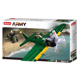 Sluban Building Set: WWII A6M Zero Fighter Jet - 532 Pieces | Shop ...