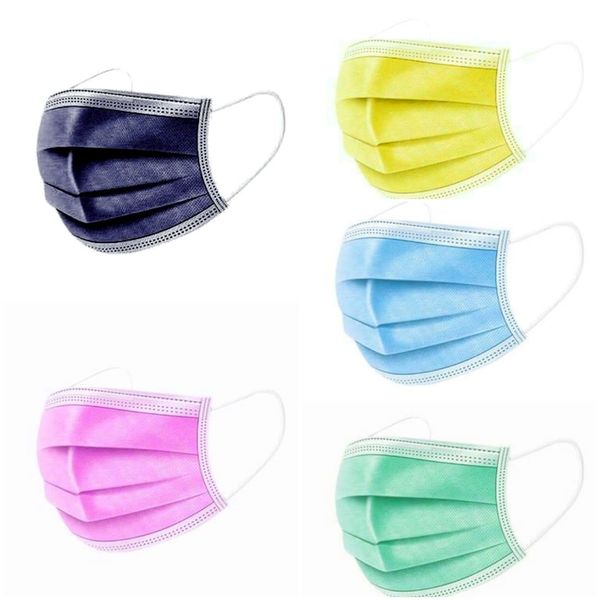 3 Ply Surgical Masks - Variety Pack (5 Colours)