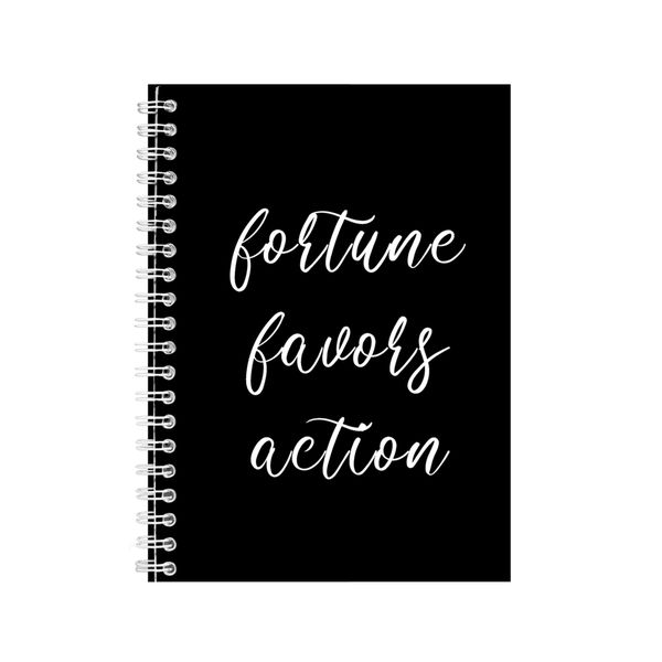 Action A5 Notebook Spiral Lined Motivational Saying Graphic Notepad Gift247