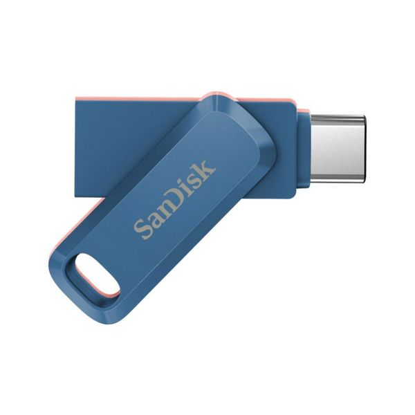 SanDisk Ultra Dual Drive Go USB Type-CTM Flash Drive 64GB Navy Blue