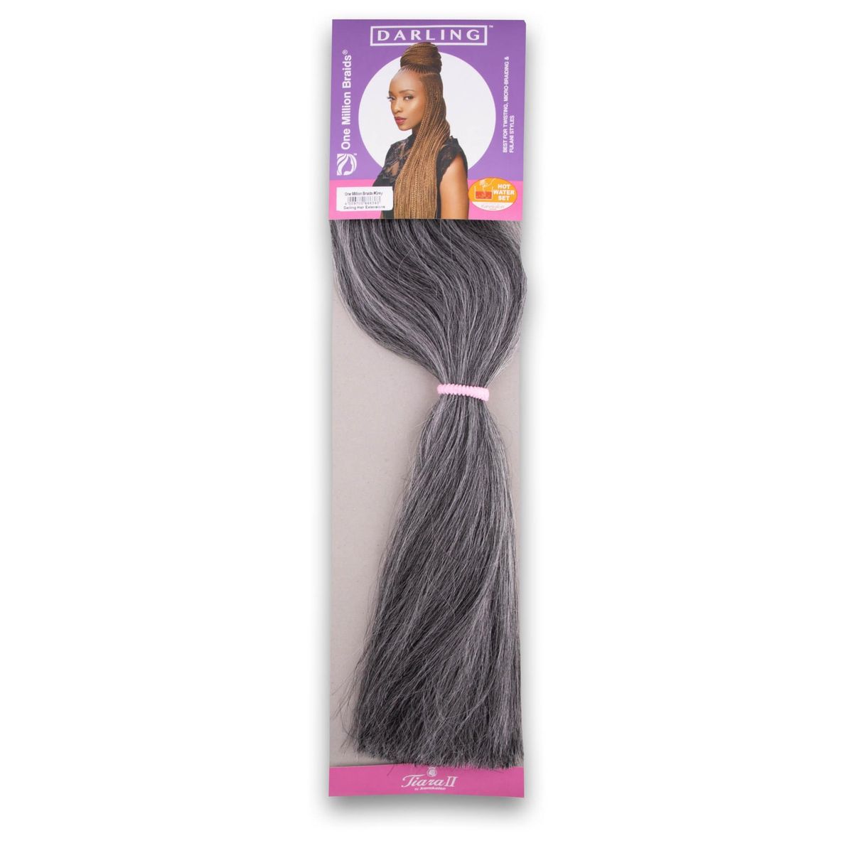 Darling One Million Braid 20" One Tone Colour Grey 3 Packs