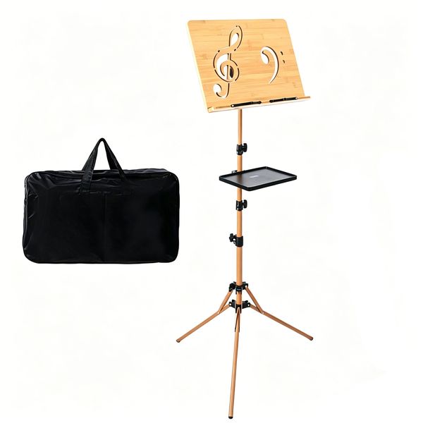 4 Pack Portable Music Stand &amp; Book Stand with Carrying Bag Folding Music