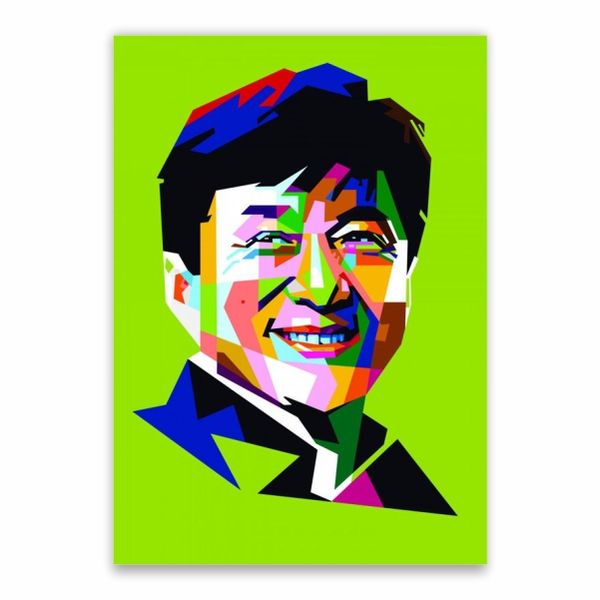 Jackie Chan Green Poster - A1