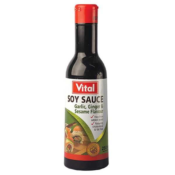 VITAL Soy Sauce Garlic Ginger 250ml