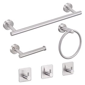 6 Piece Towel Rack & Bathroom Accessories Set | Shop Today. Get it ...
